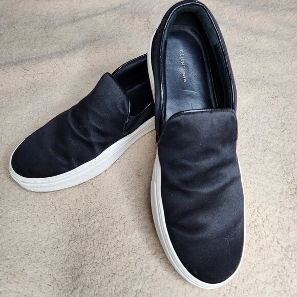 Celine Black Slip-on Sneakers - Picture 1 of 13